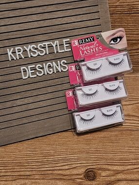 Remy Premium Natural Virgin Human Hair False Lashes 110 Black (3)